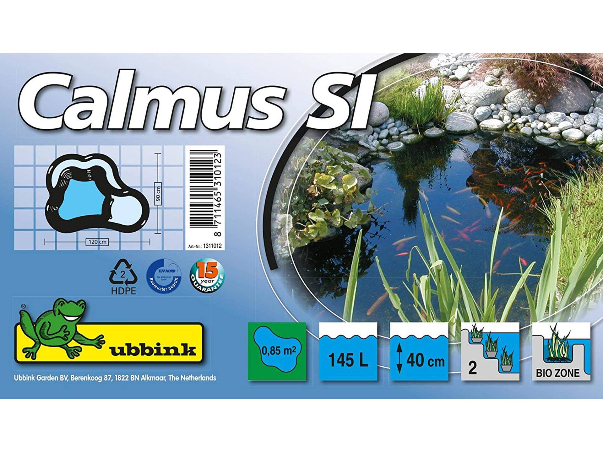 Mini bassin de jardin pour tortue d'eau 145 litres Apollo sixième