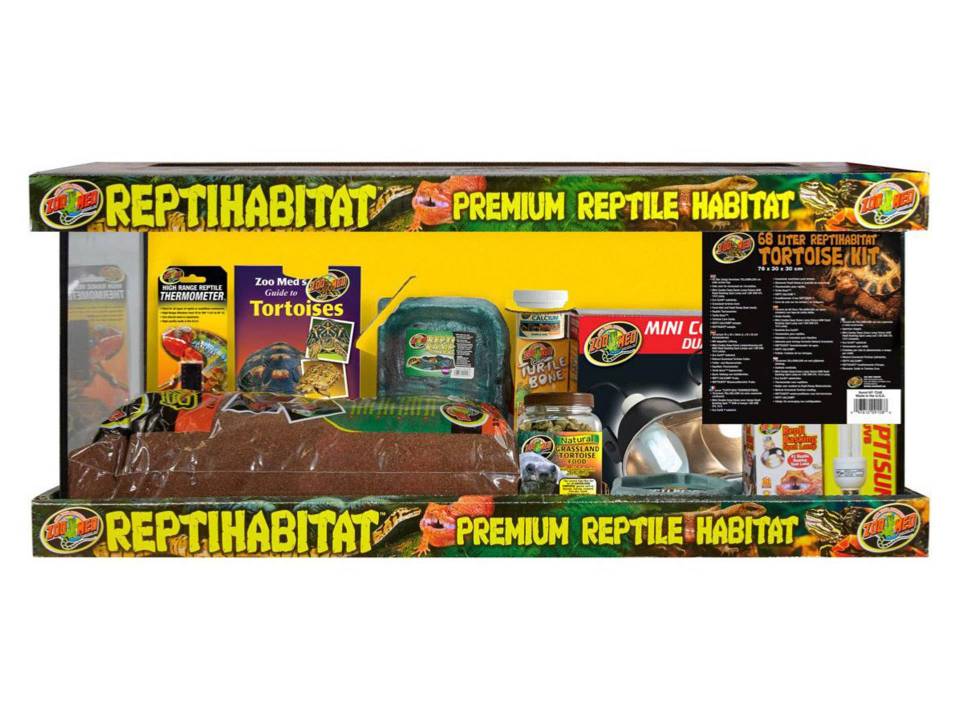 Kit terrarium complet pour tortue terrestre 76 cm Zoo Med