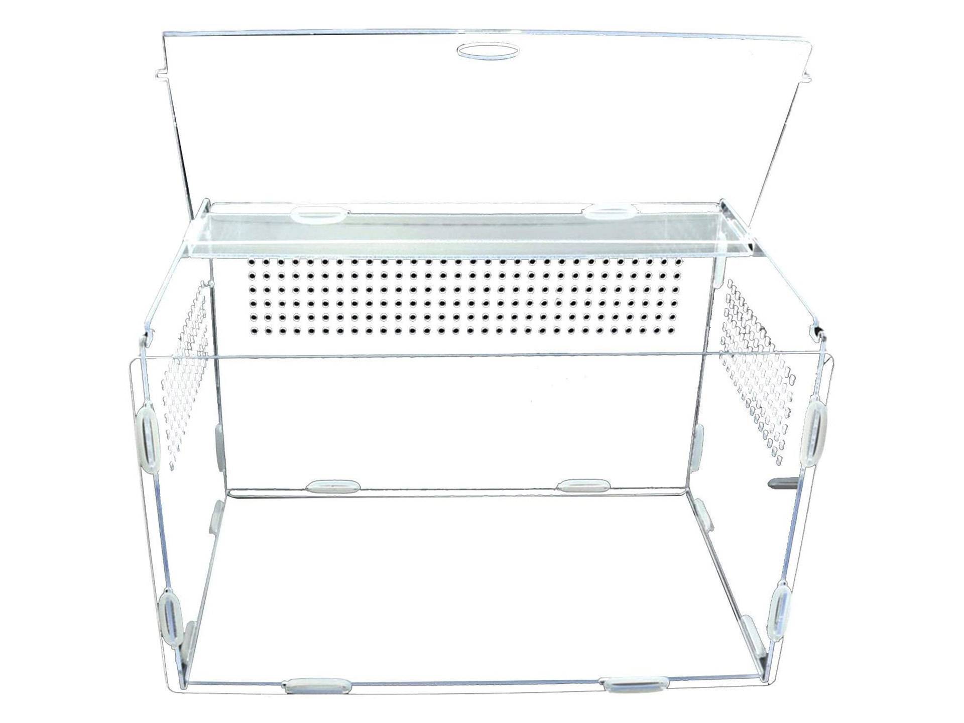 Boîte acrylique pour reptile transparente 33.5 cm Awayhall quatrième