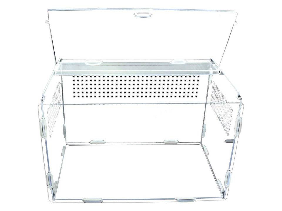 Boîte acrylique pour reptile transparente 33.5 cm Awayhall