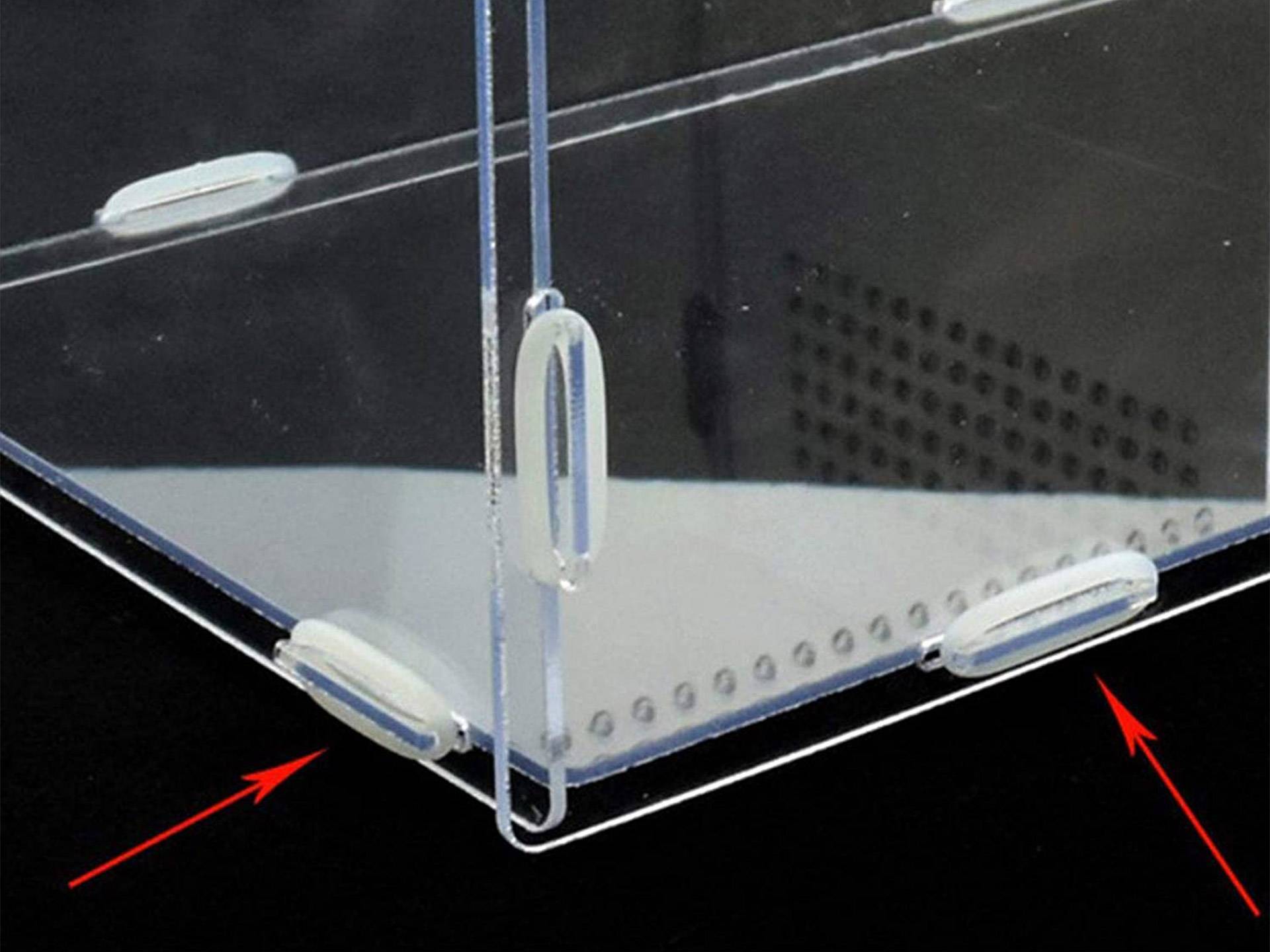 Boîte acrylique pour reptile transparente 33.5 cm Awayhall huitième