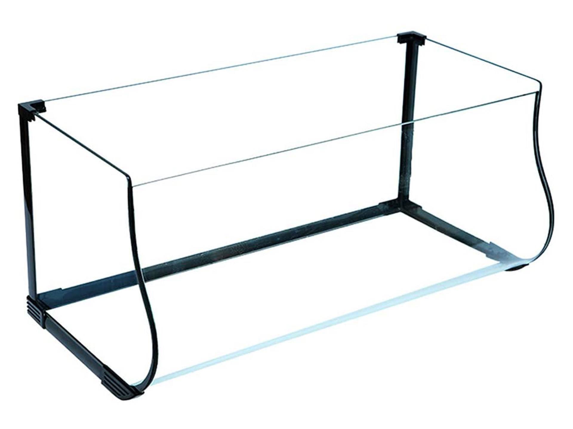 Aqua terrarium pour tortue d'eau avec verre courbé 44 litres première