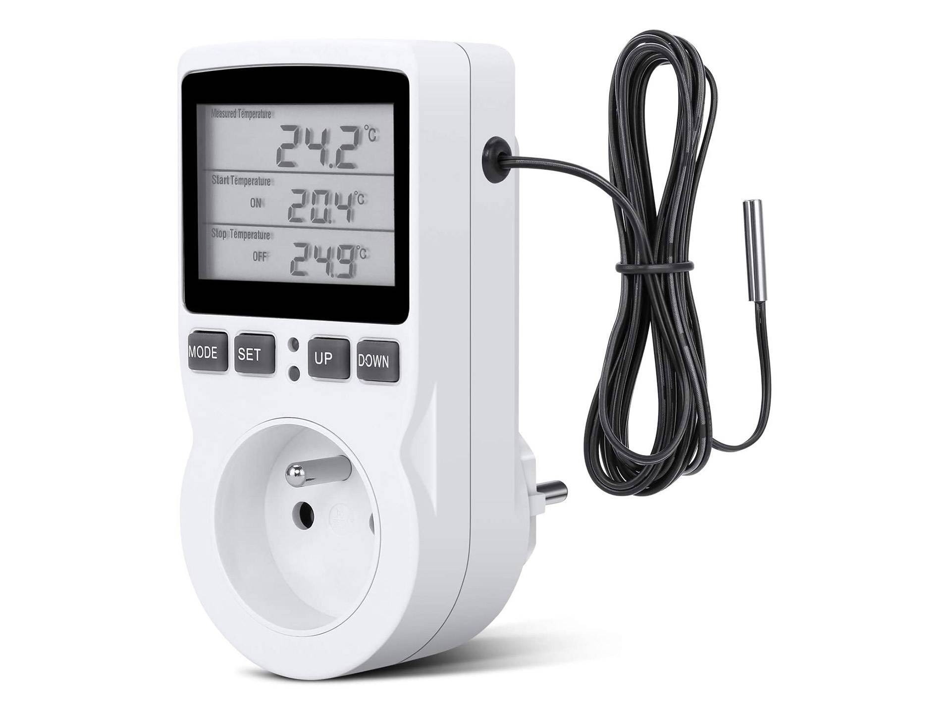 Thermostat pour câble chauffant terrarium 3680 watts Gobesty septième