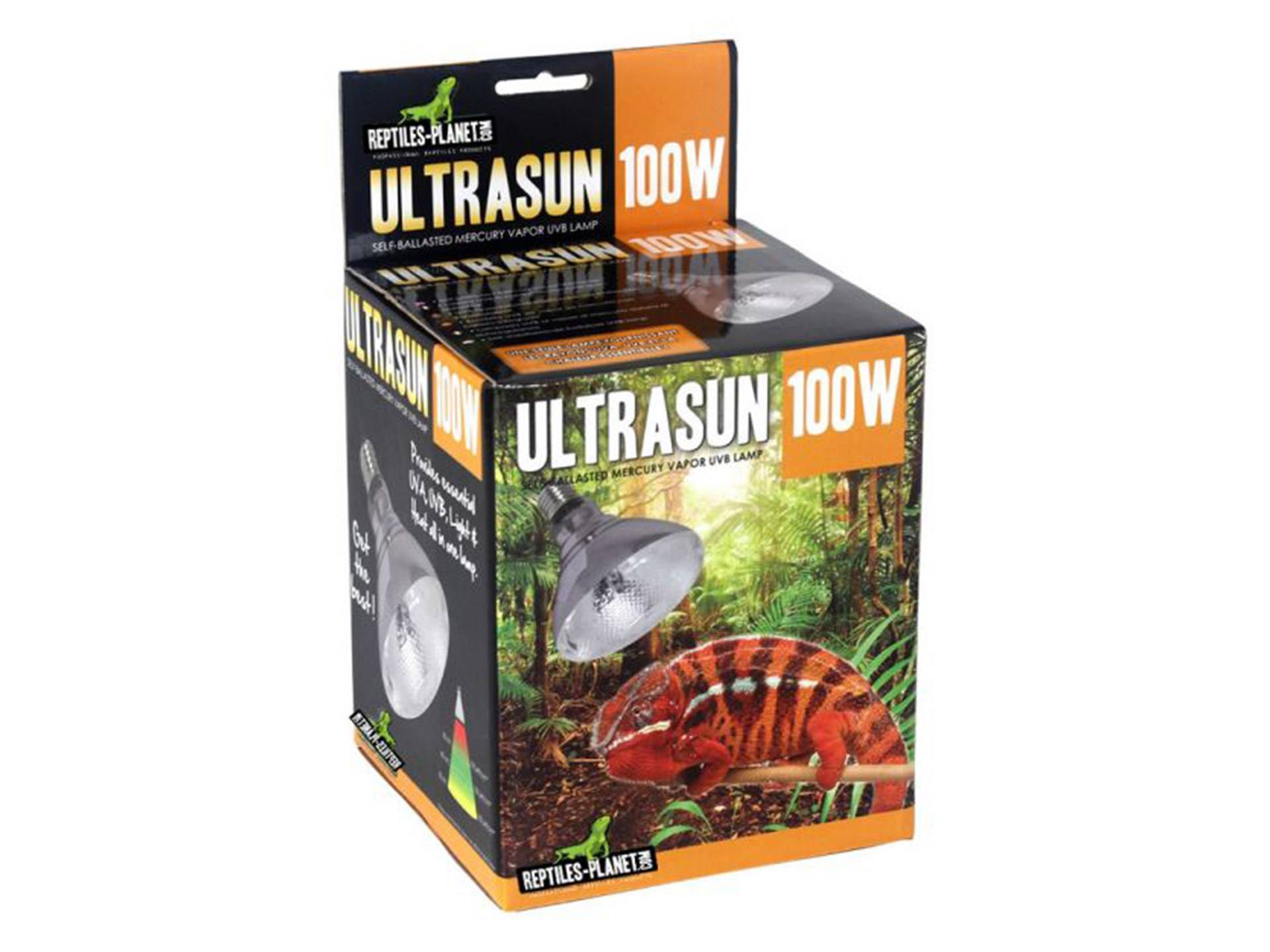 Lampe UV et chauffante pour terrarium 100 watts Reptiles Planet Ultrasun sixième
