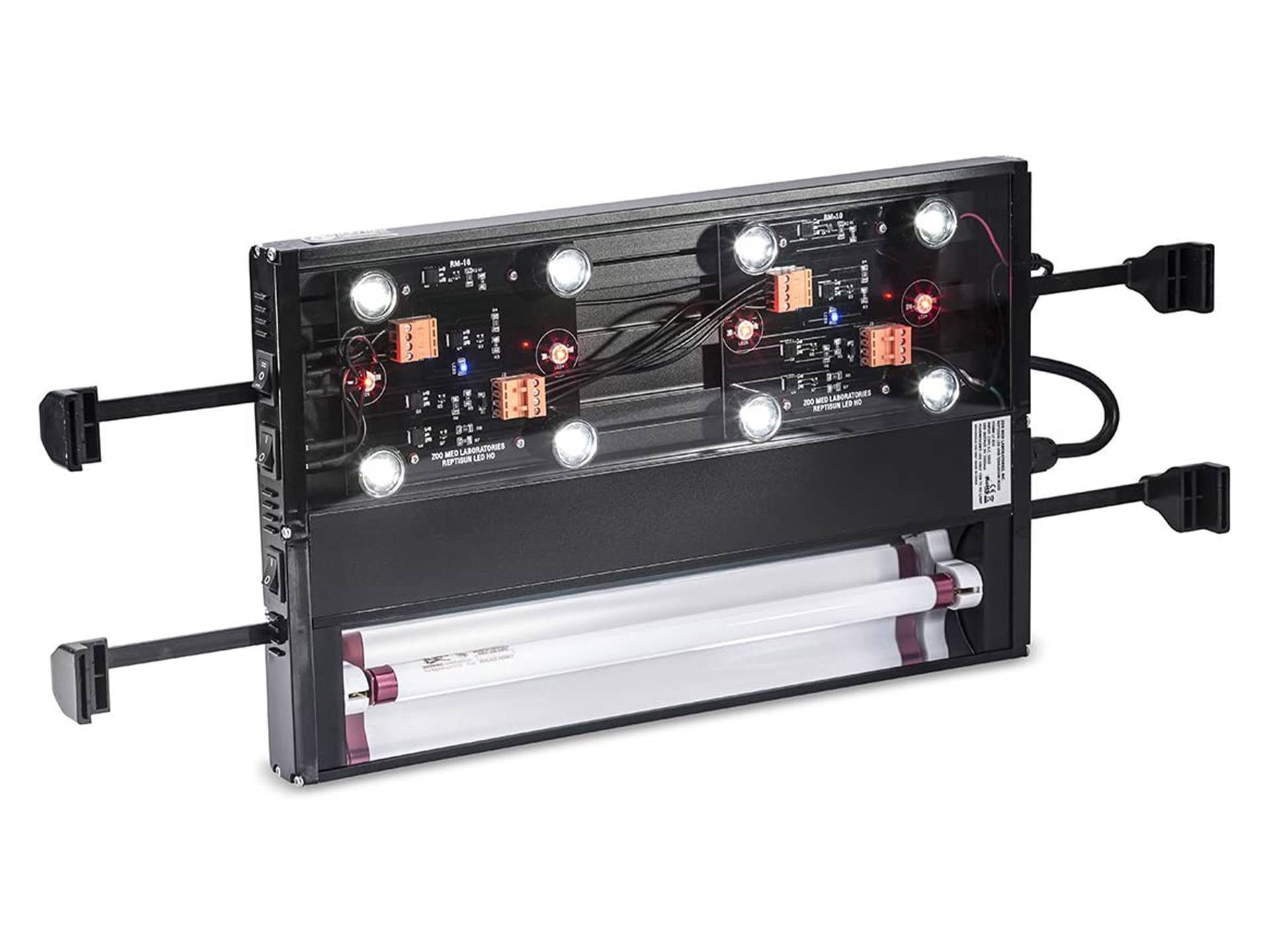Rampe d'éclairage LED pour terrarium 35 cm Zoo Med Reptisun première