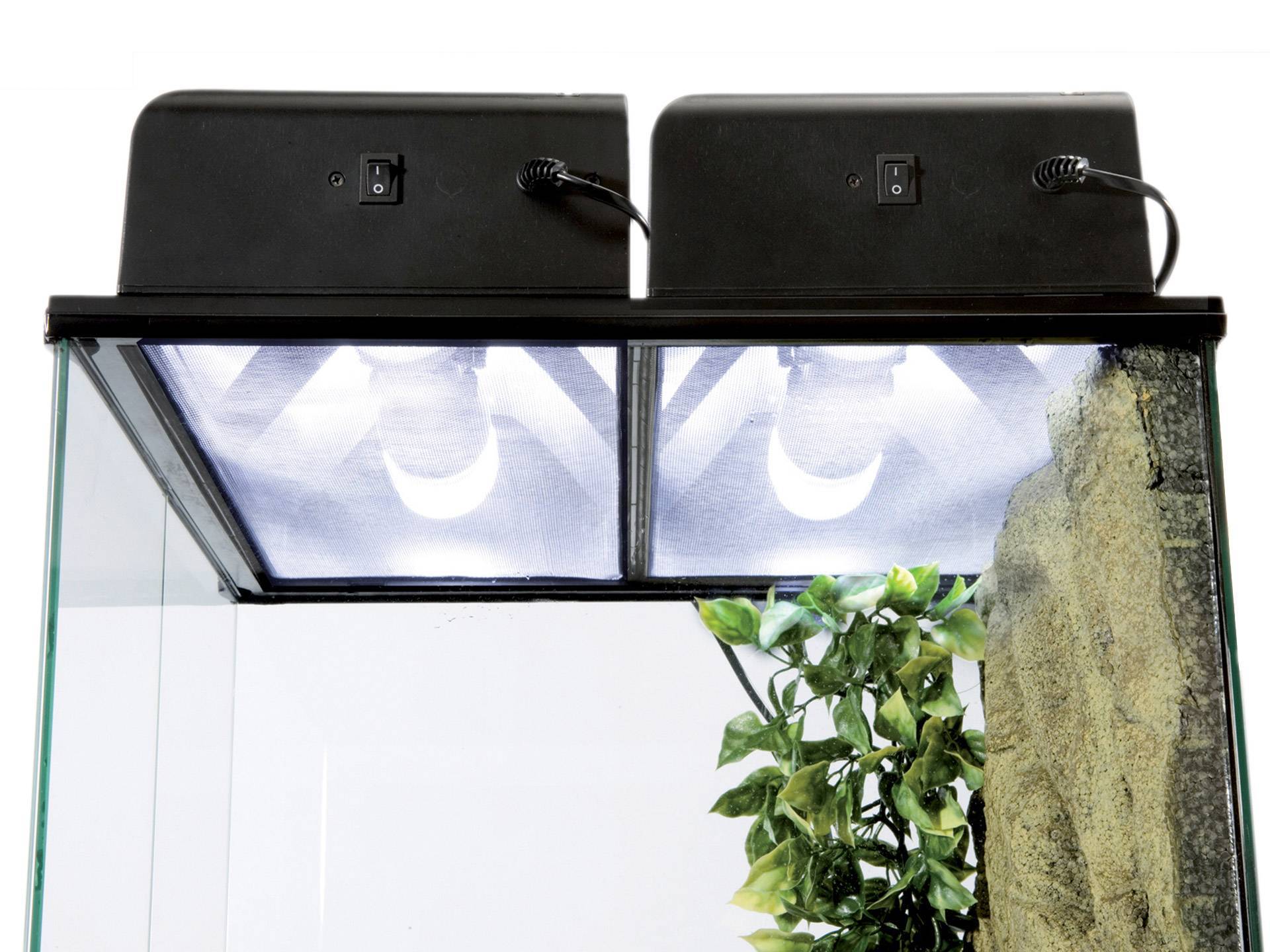 Rampe d'éclairage pour terrarium 45 cm Exo Terra Compact Top huitième