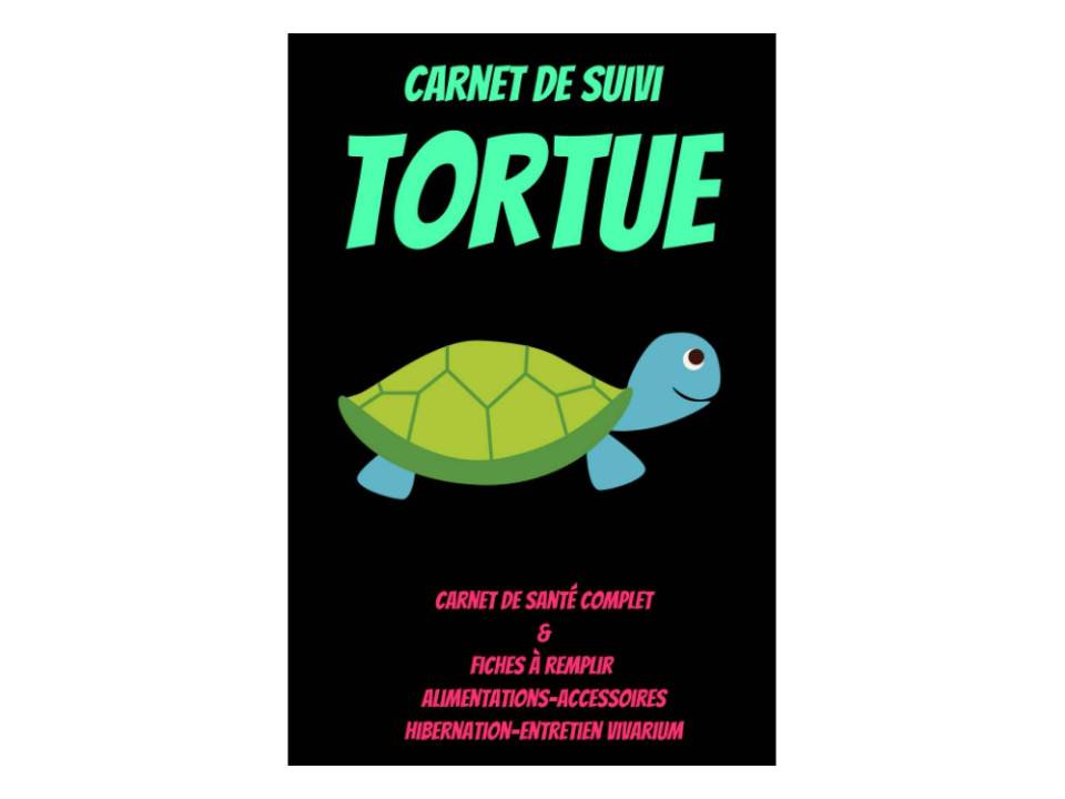 Carnet de suivi tortue terrestre et aquatique Ludovic Kari
