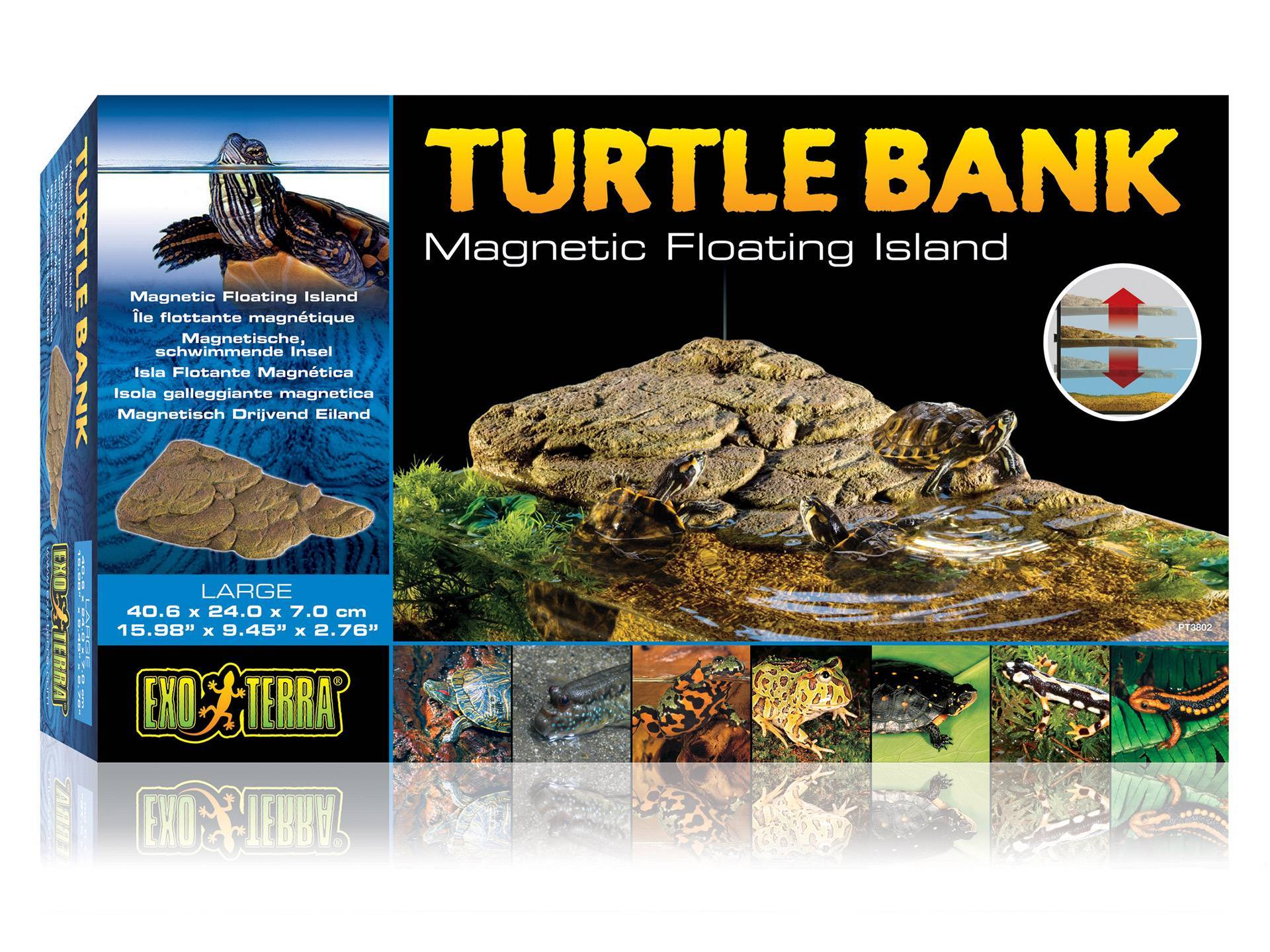 Île pour tortue d'eau en aquarium Exo Terra Plage Turtle Bank cinquième