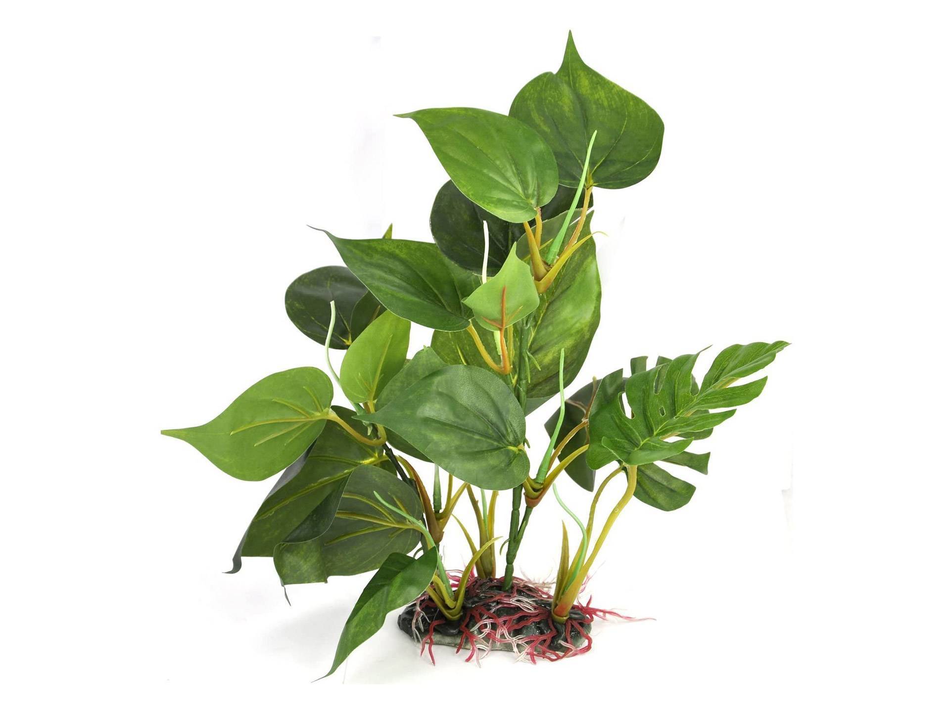 Grande plante artificielle d'aquarium 20 cm Binnan quatrième