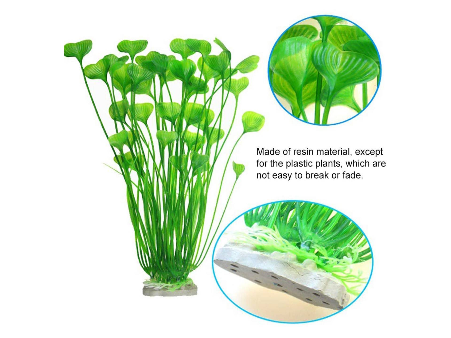 Lot de 2 plantes synthétiques d'aquarium Yuip cinquième