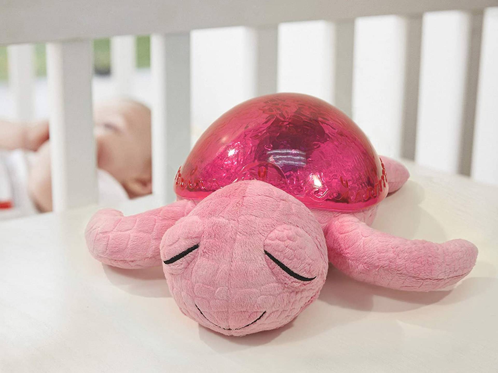 Veilleuse musicale tortue rose troisième