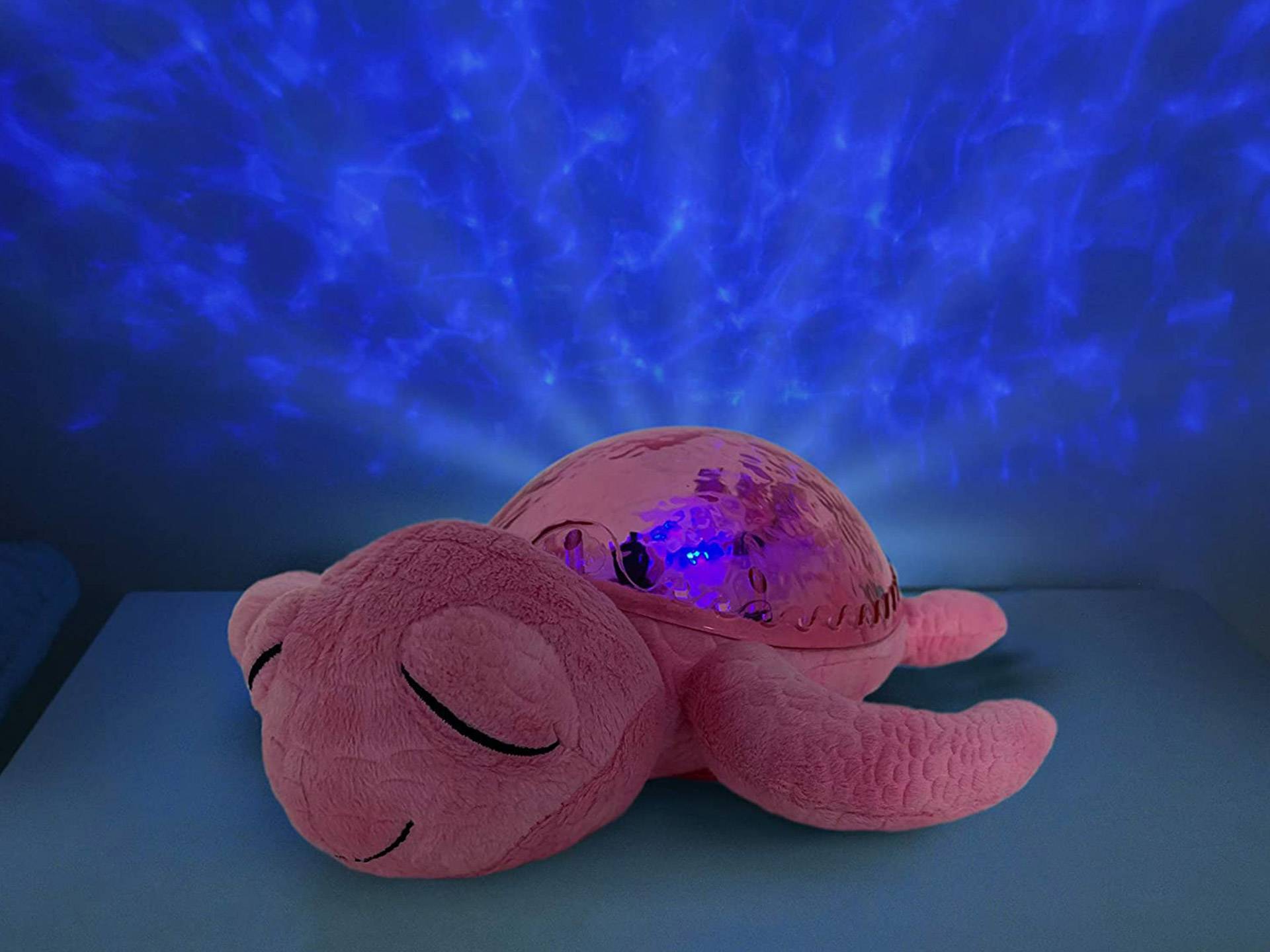 Veilleuse musicale tortue rose cinquième