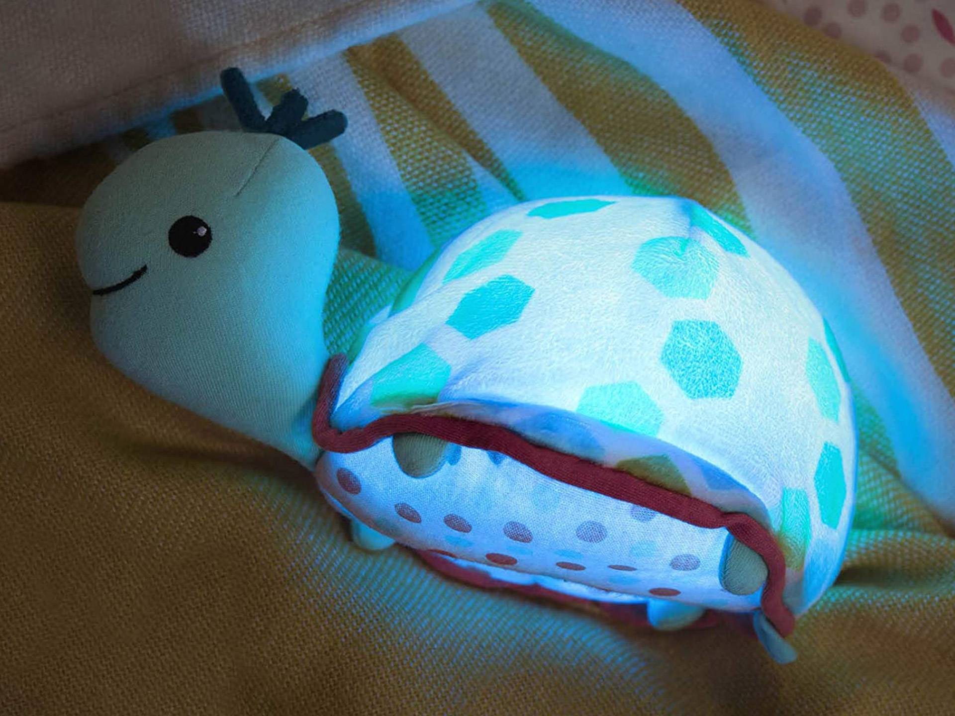 Veilleuse tortue lumineuse et musicale pour bébé neuvième