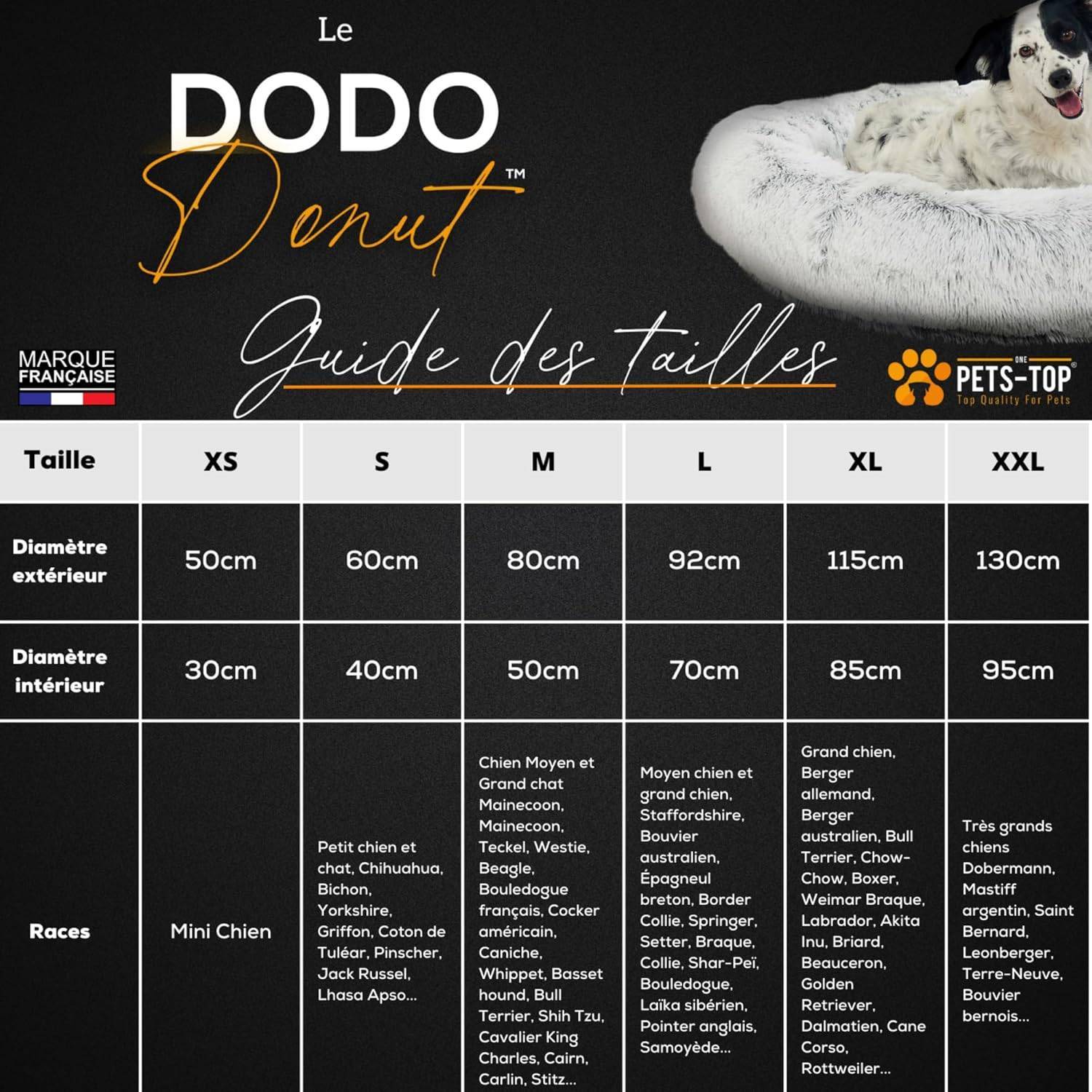 Dodo Donut  Le lit apaisant préféré des chiens et chats  Confort & Sérénité troisième