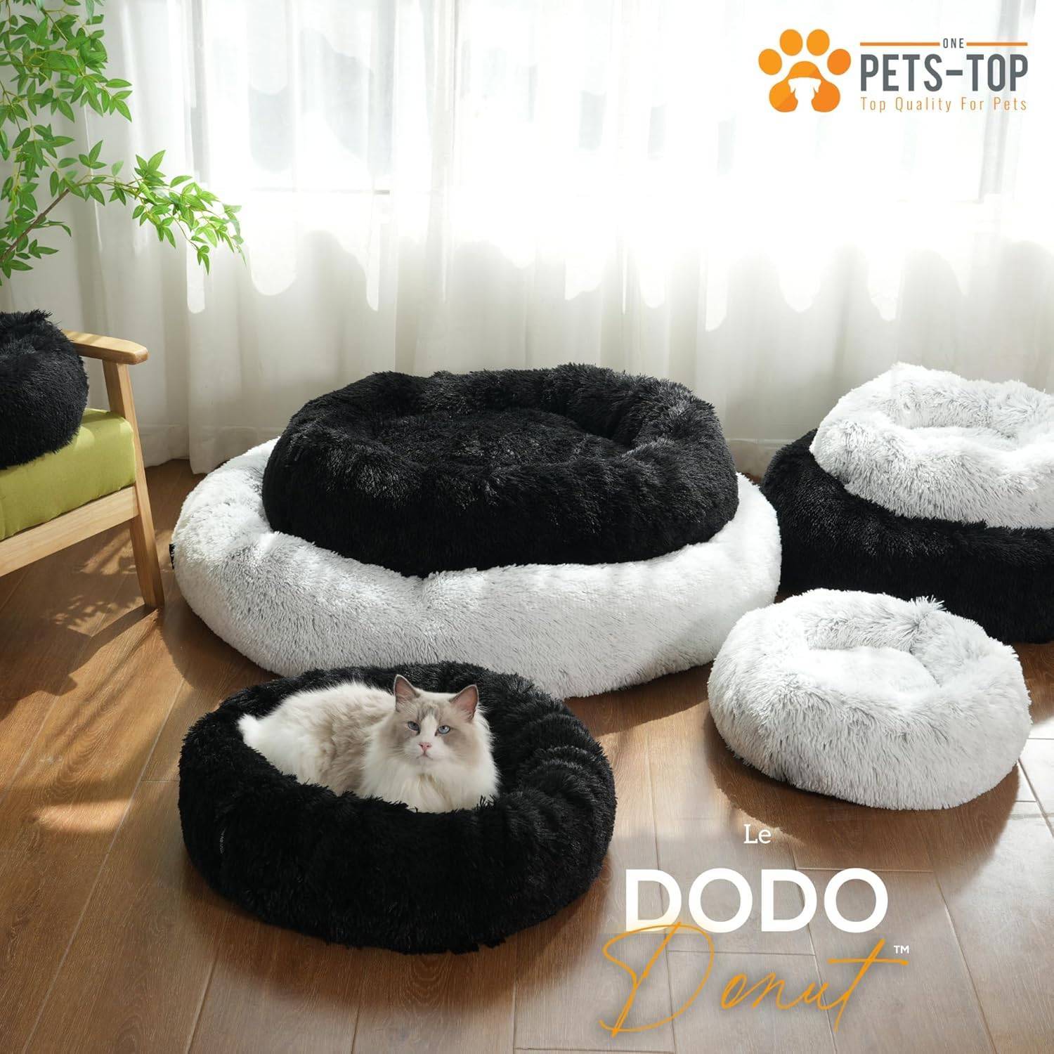 Dodo Donut  Le lit apaisant préféré des chiens et chats  Confort & Sérénité huitième